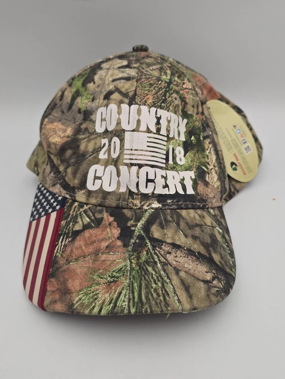 Outdoor Cap 2018 Country Concert Camo Mossy Oak Adjustable Strapback Hat